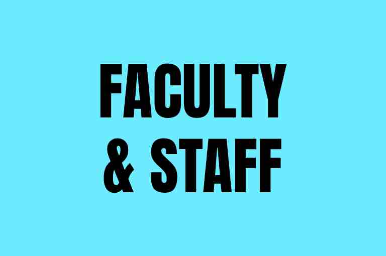 FACULTY & STAFF