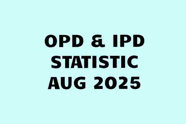 OPD & IPD STATISTIC AUG 2025