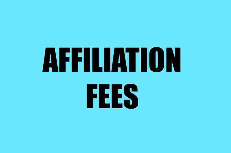 Affiliation-fees