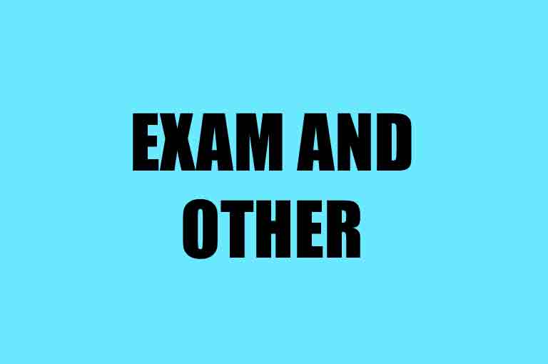 Exam-and-Other