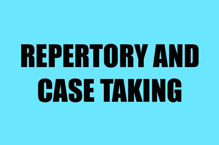 Repertory-and-case-taking