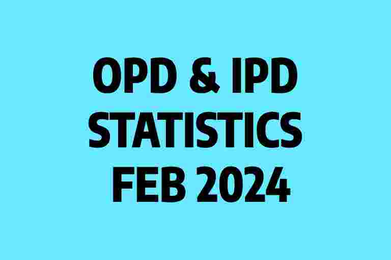 OPD IPD Statistics Feb 2024