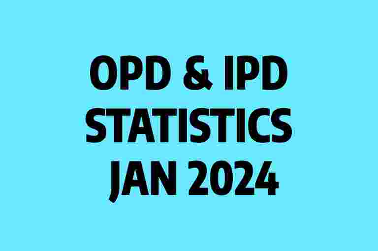 OPD IPD Statistics Jan 2024