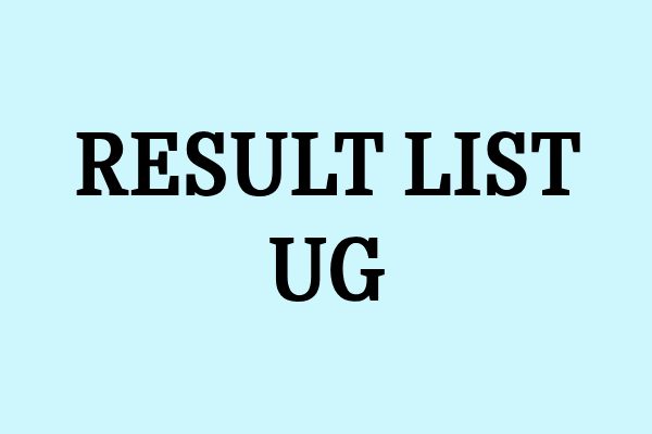 Result ug